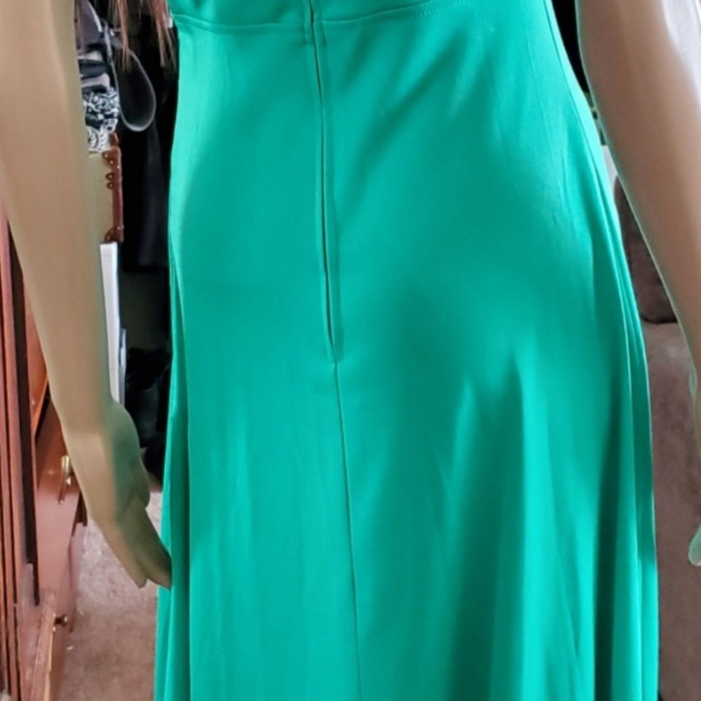 Vintage Green Union Made Maxi Dress - Picture 5 of 6